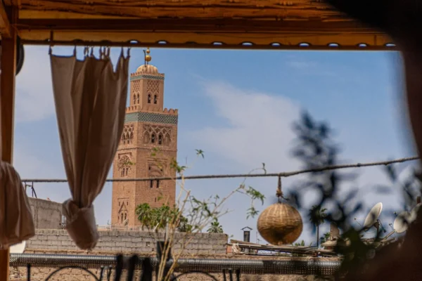 a tall tower with a clock on top of it